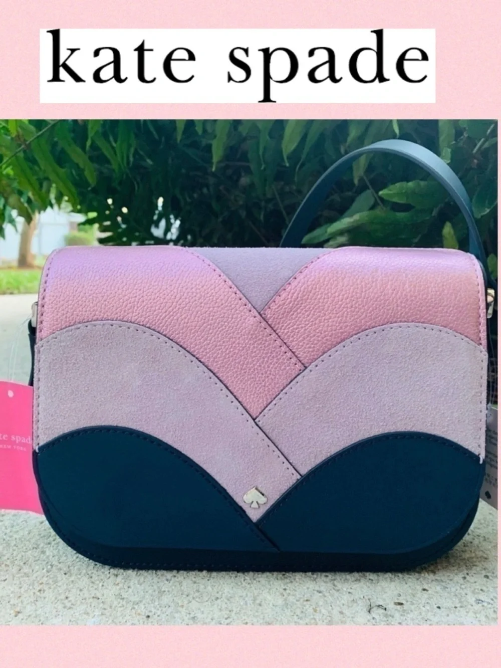 Kate Spade Crossbody Flap Bag NWT Nadine Patchwork